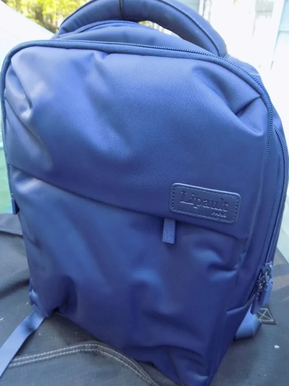 Lipault Paris Plume Business Laptop Backpack Navy NWT